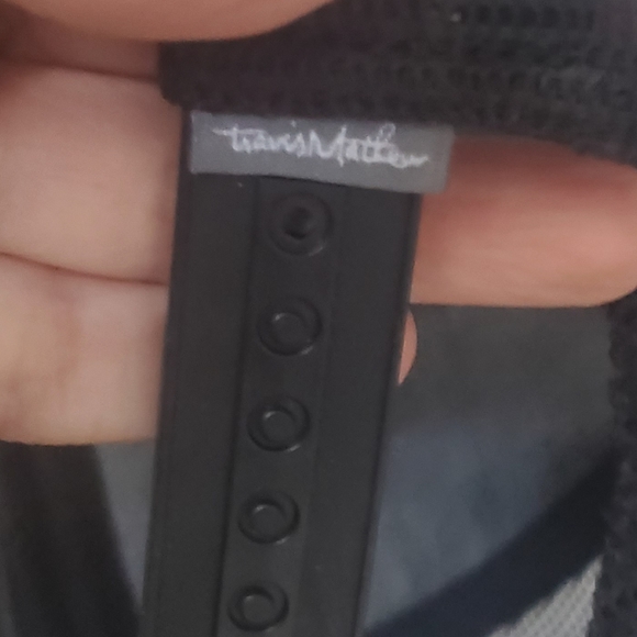 Travis Mathew Adult Trucker Cap Black California Bear Patch Mesh Strap Back - Picture 5 of 5